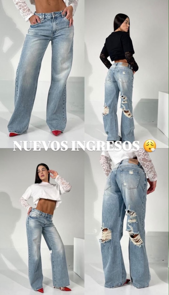 Jean rígido talla XS S