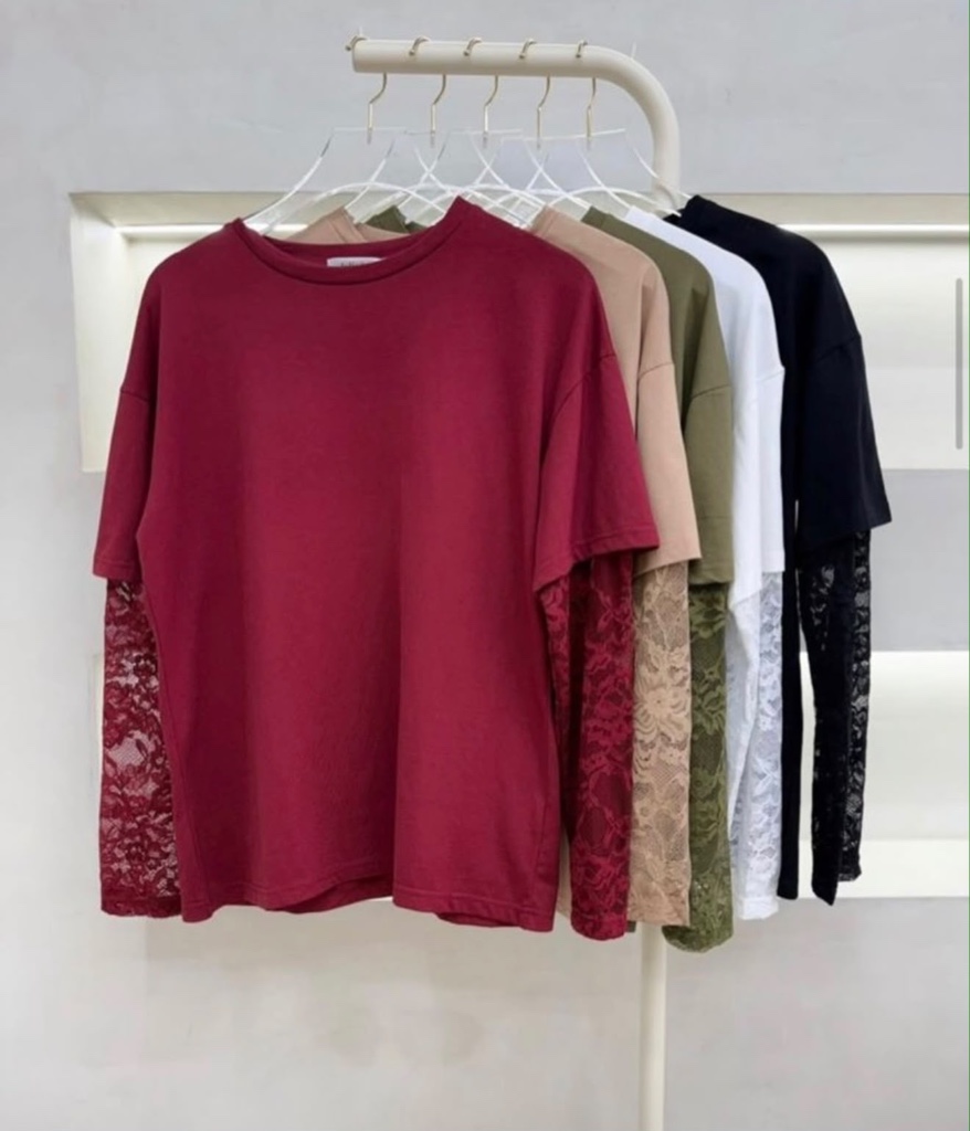 Camisa con encaje