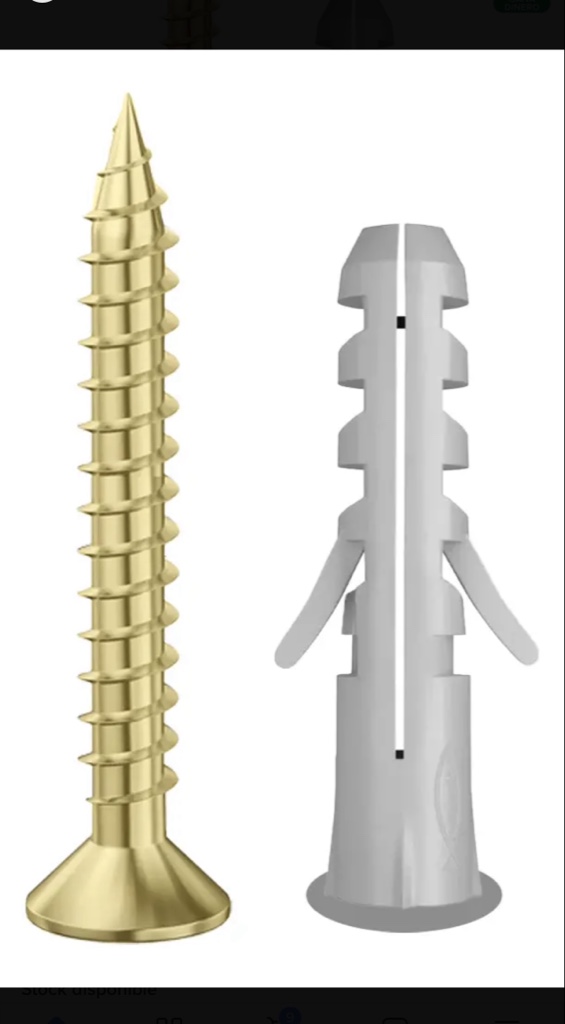 Tarugo y tornillo