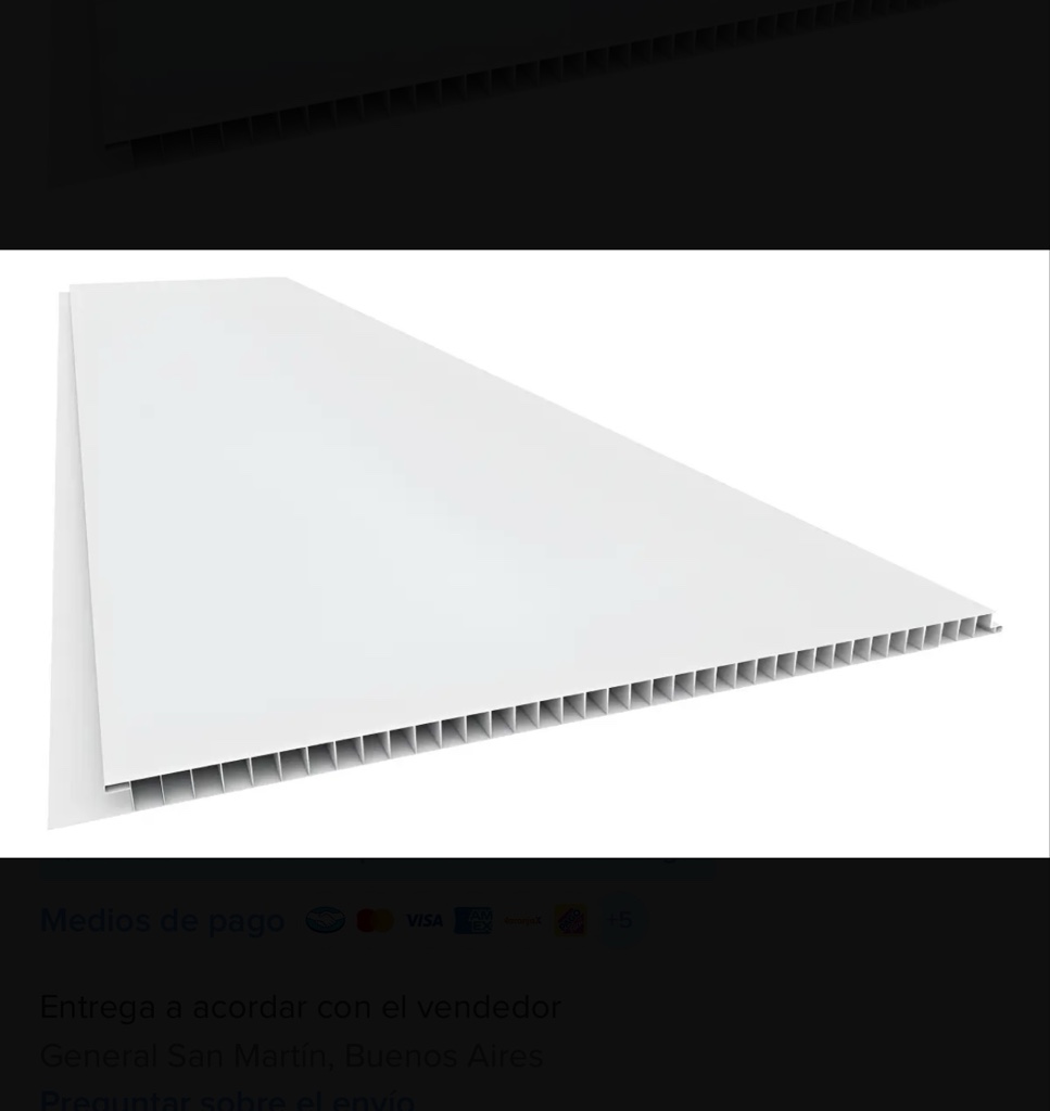Tablas 5m liso junta seca 7mm
