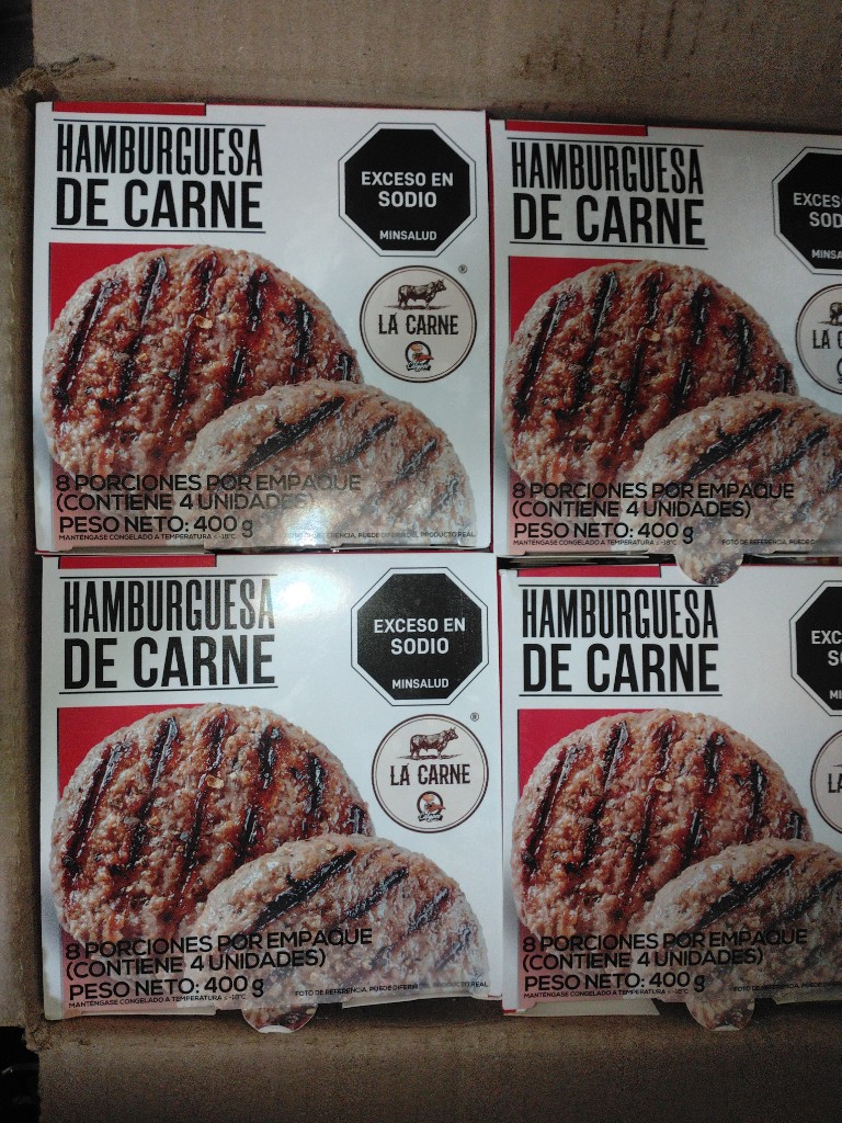CARNE DE HAMBURGUESA X 4