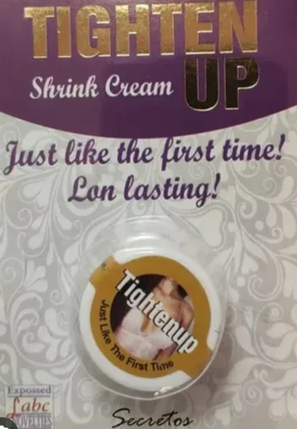 lubricante en crema  estrechante  tighten up