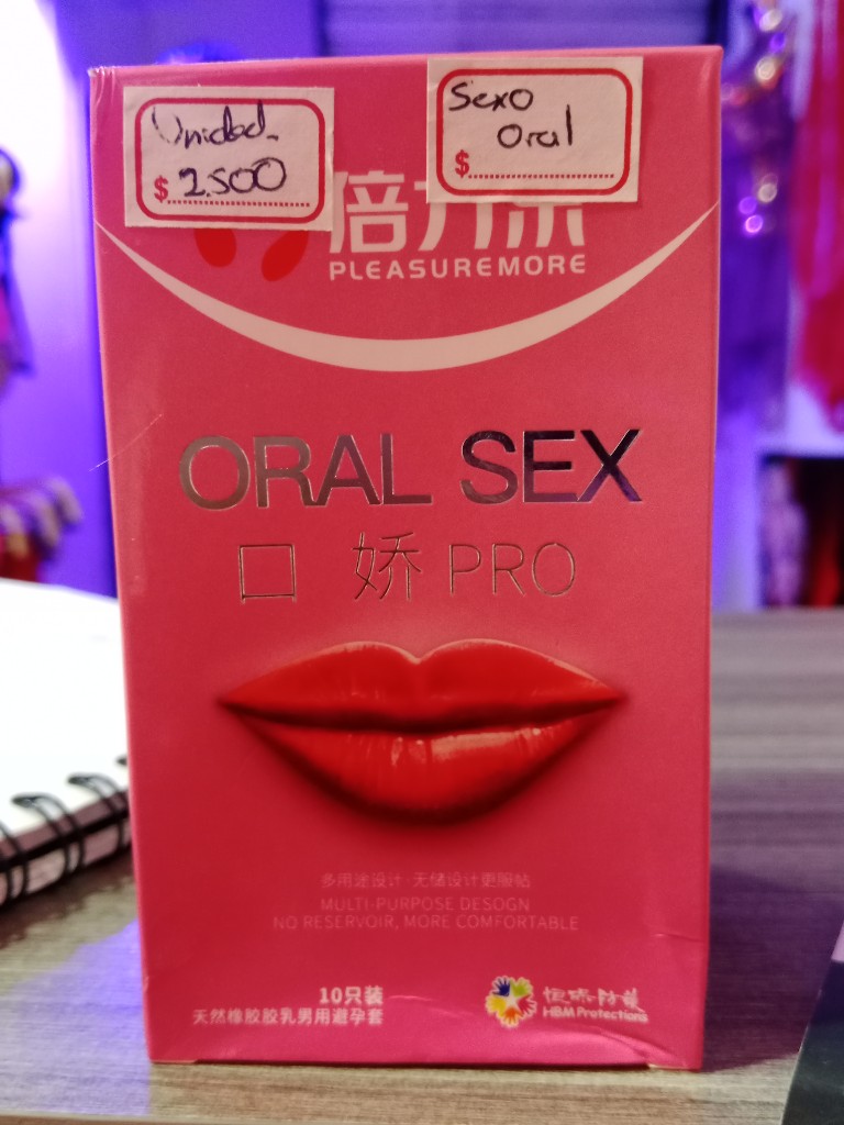 Condón oral sabores