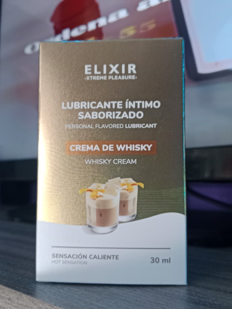 Lubricante elixir intimo saborizado crema whisky