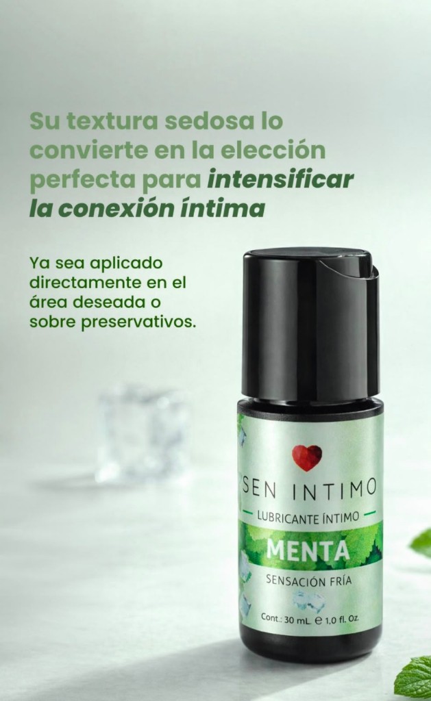 Lubricante Menta frío  Sen intimo