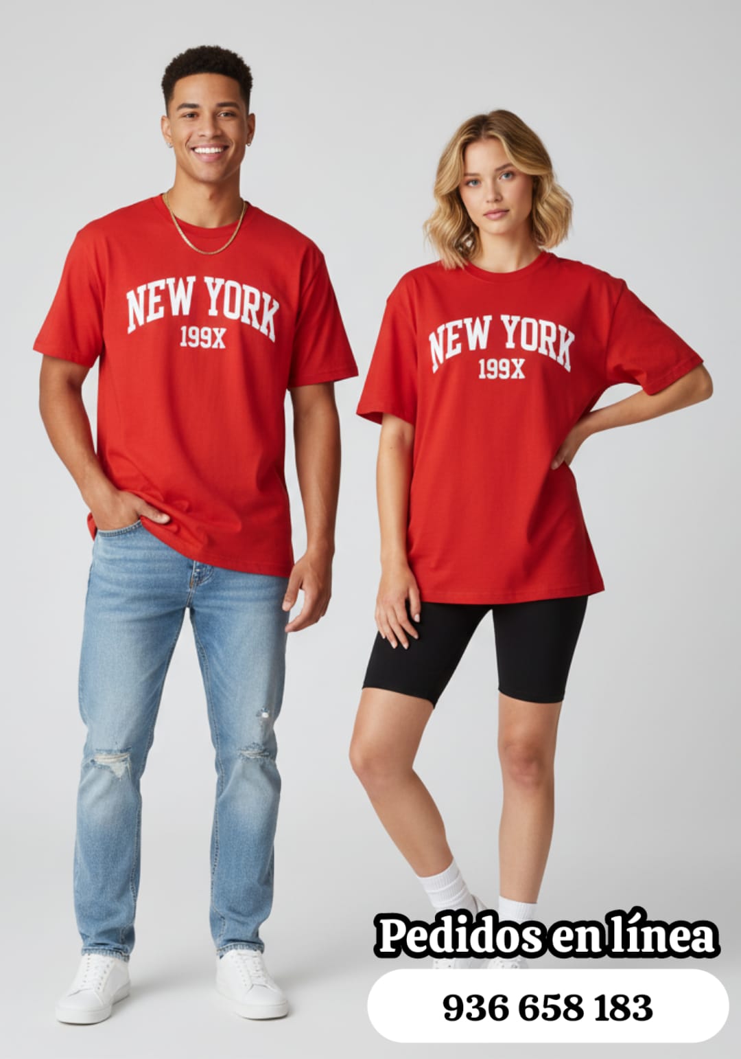 Camiseta New York 199X roja