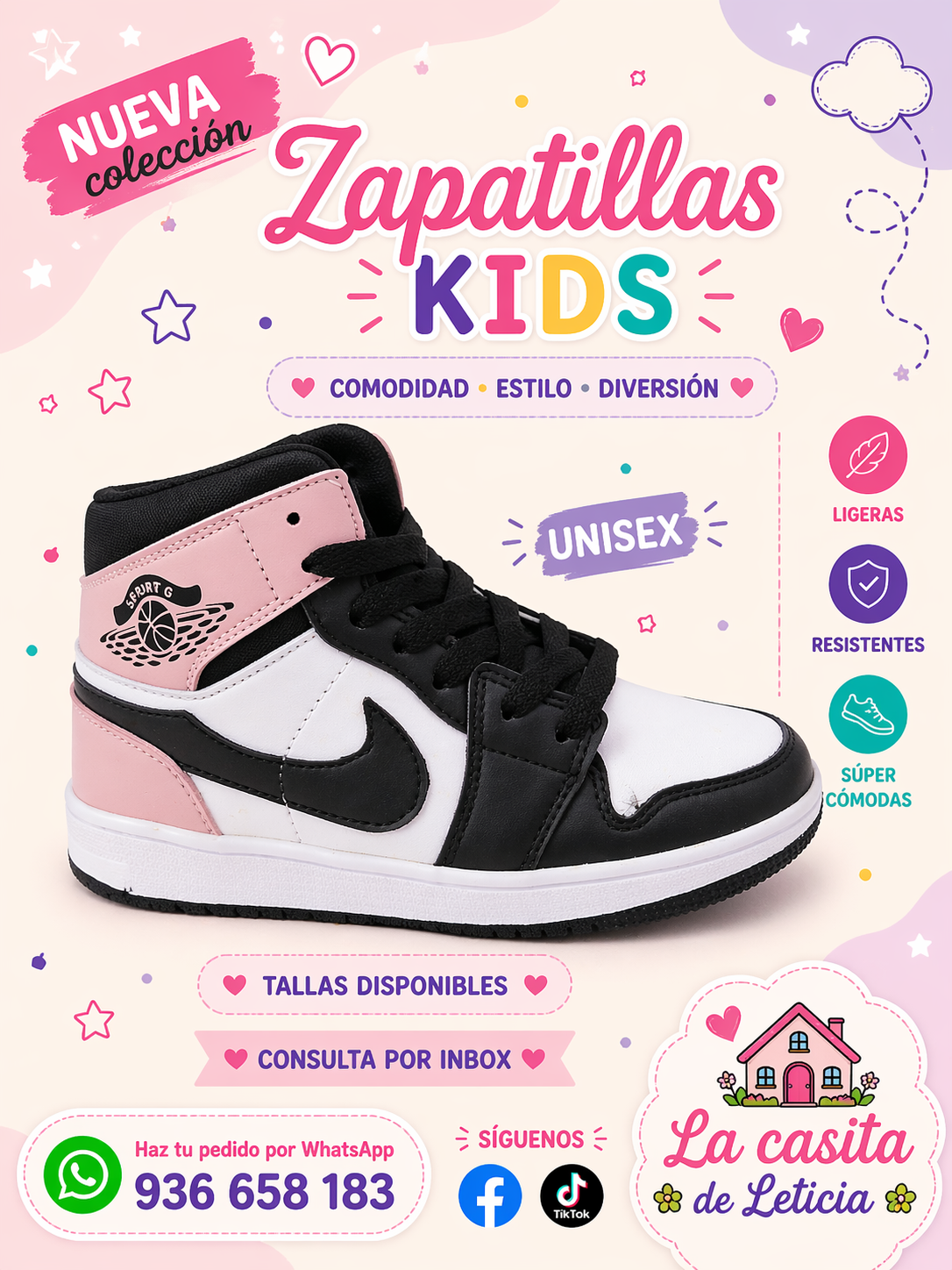 Zapatillas Kids Unisex La Casita de Leticia