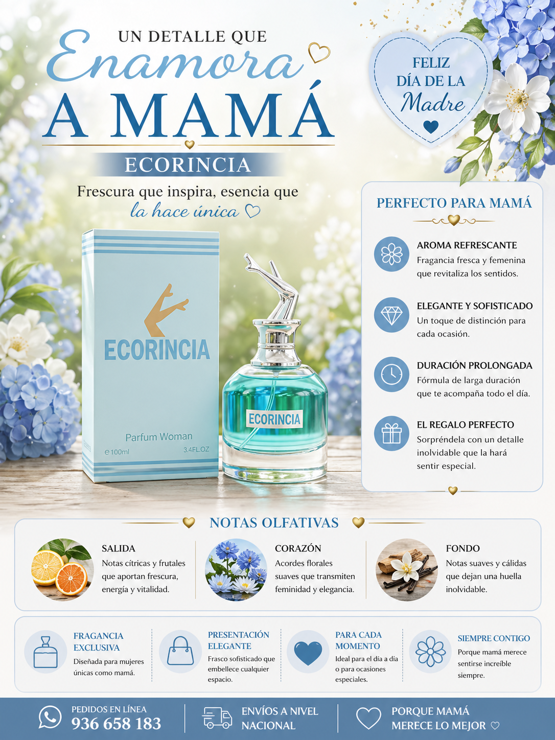 Perfume Ecorincia Woman 100ml