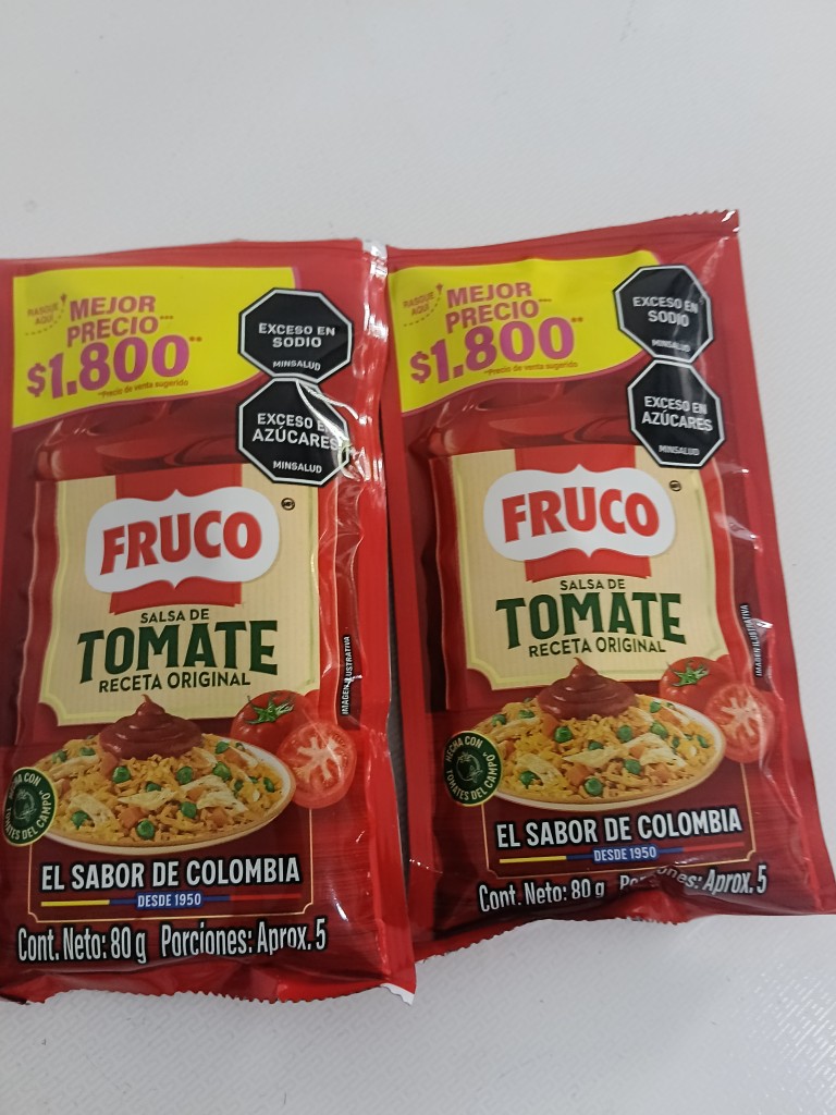 salsa de tomate display x80g