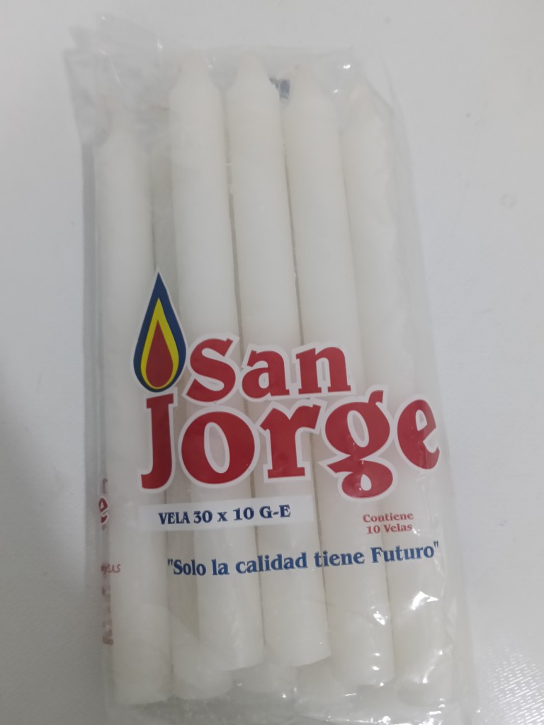 Velas San Jorge x 10 Unidades