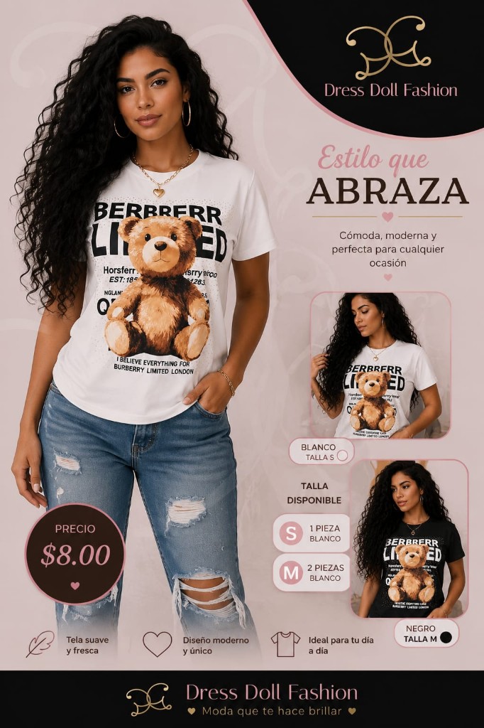 Suéter con diseño de oso