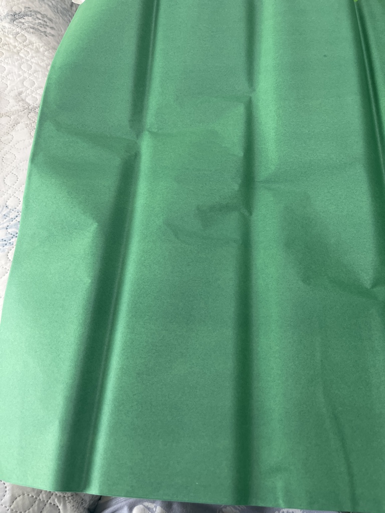 Papel tissu verde Navidad 1/2