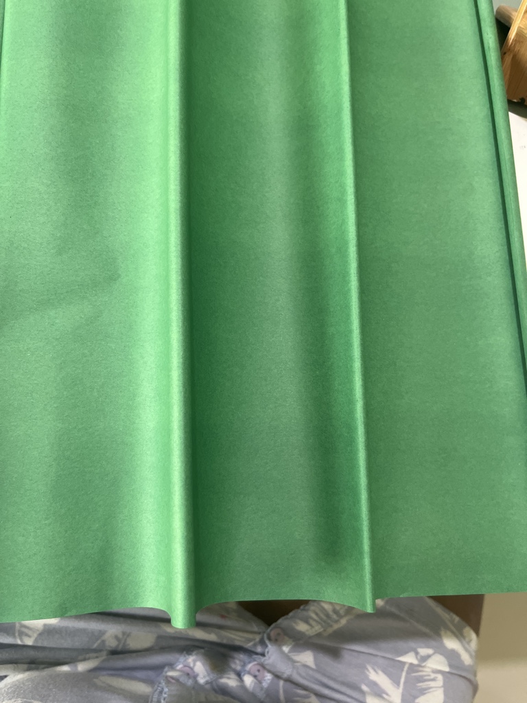 Papel tissu verde Navidad 1/4