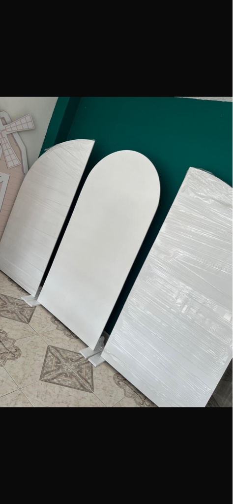 PANEL Y MEDIALUNA BLANCA
