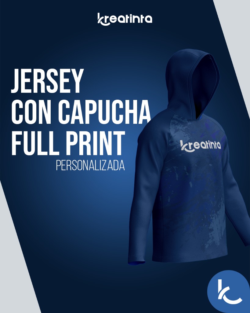 Jersey Full Print con Capucha