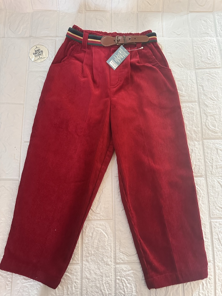 Pantalón pierna ancha con fajita