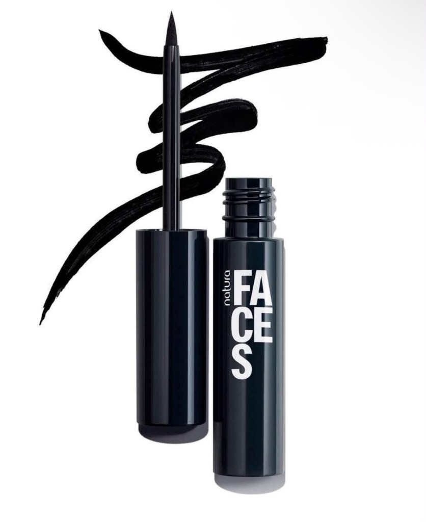 Delineador  negro faces