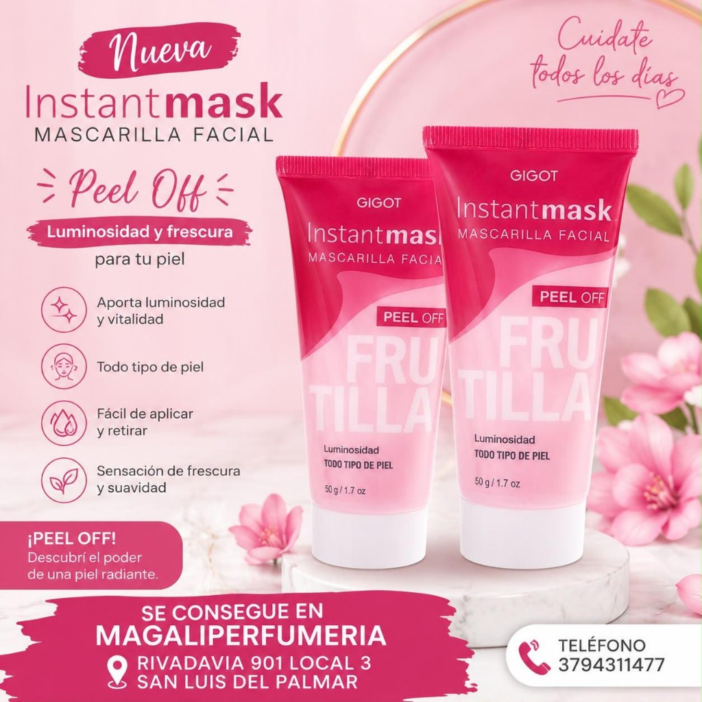 Mascara frutilla