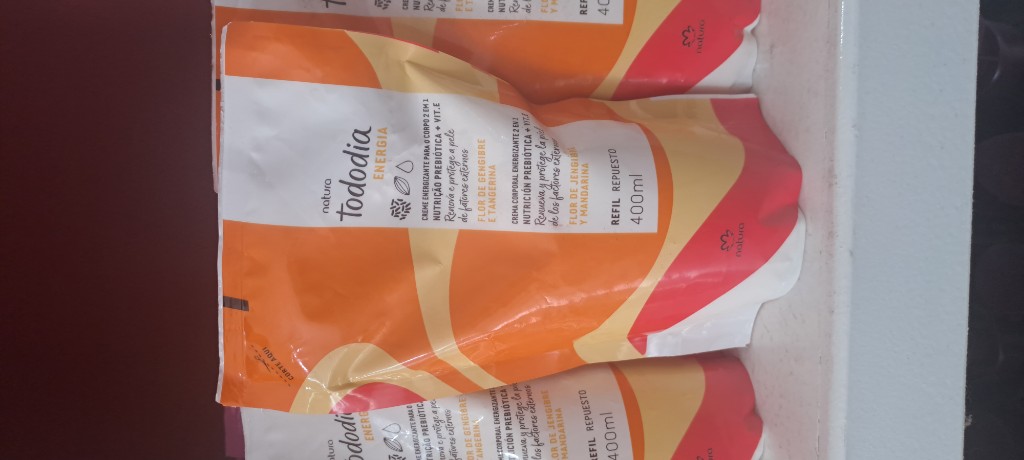 Repuesto de crema de energía línea brasilera