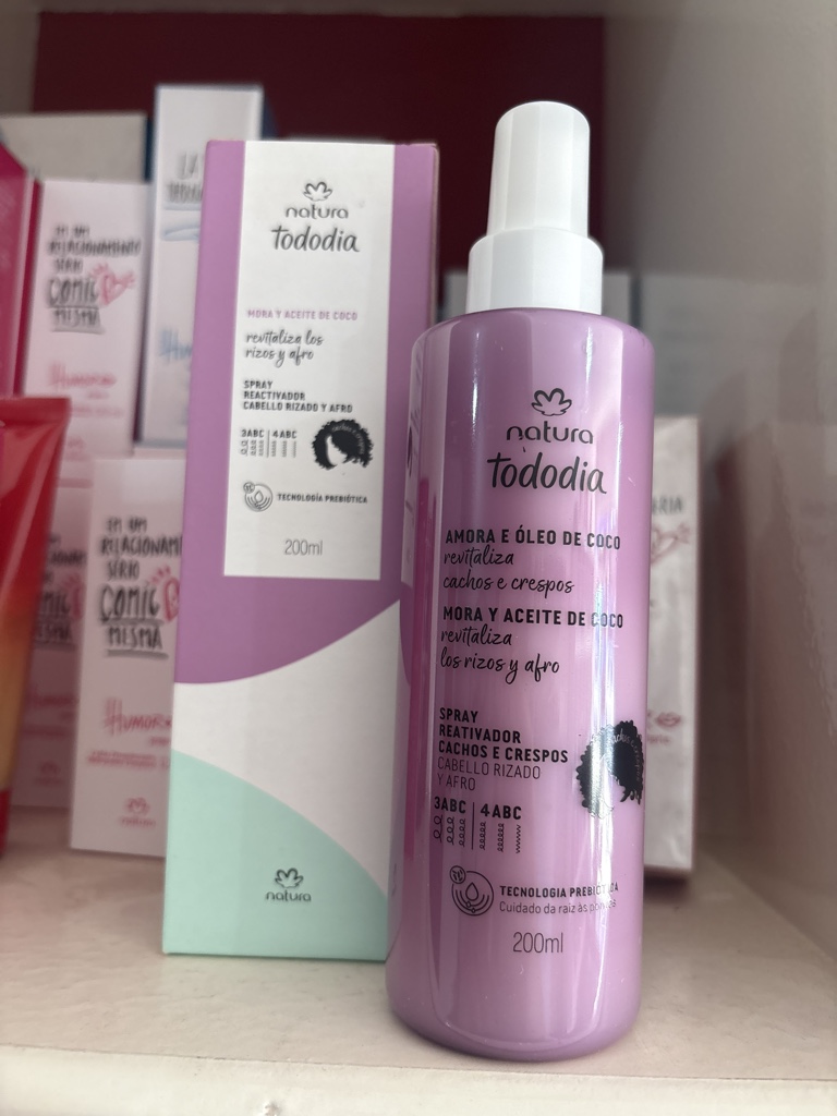 Spray hidratación de mora y óleo de coco todos día