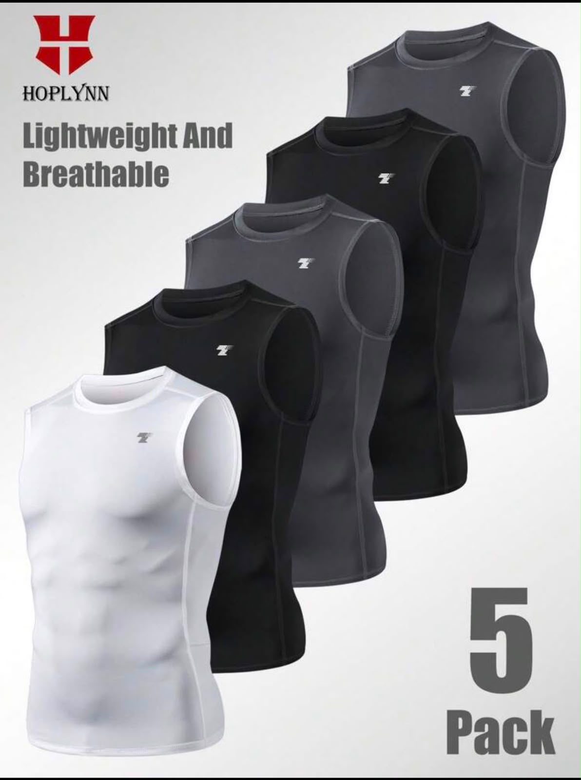 Camiseta sin mangas HOPLYNN 5 Pack
