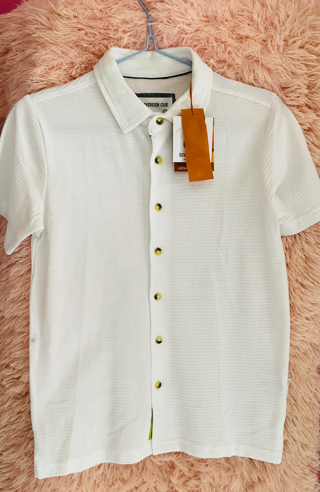 Camisa polo blanca SOVEREIGN CODE