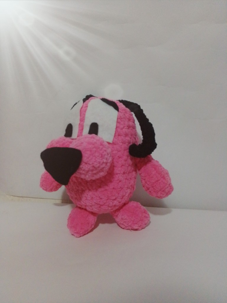 Coraje el perro cobarde a crochet