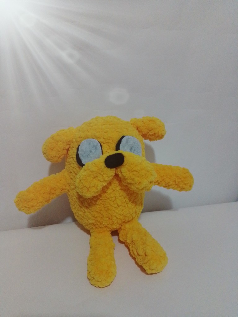 Peluche amarillo perrito