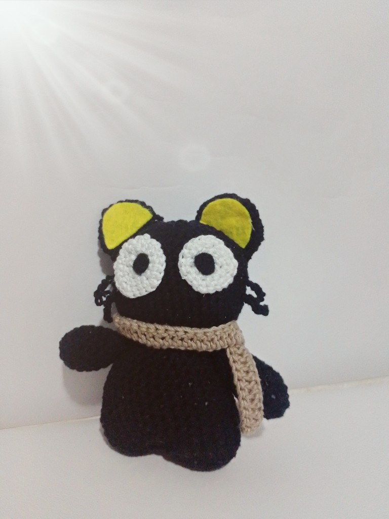 Chococat tejido a crochet