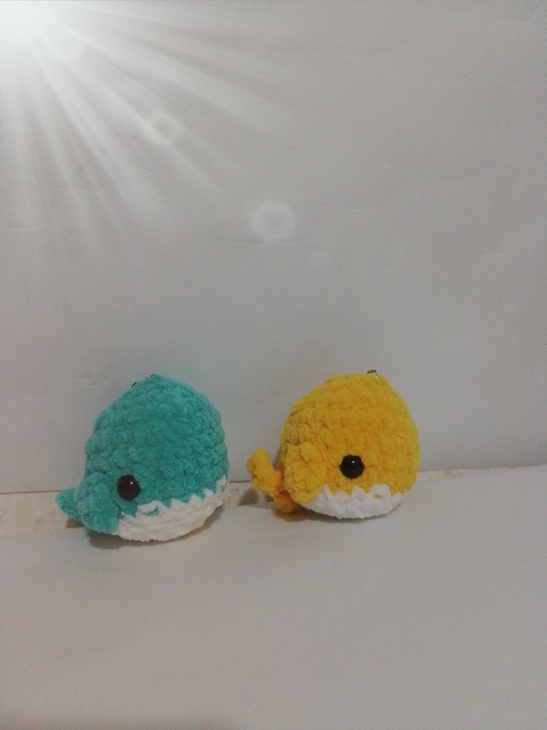 Peluches ballena mini llavero