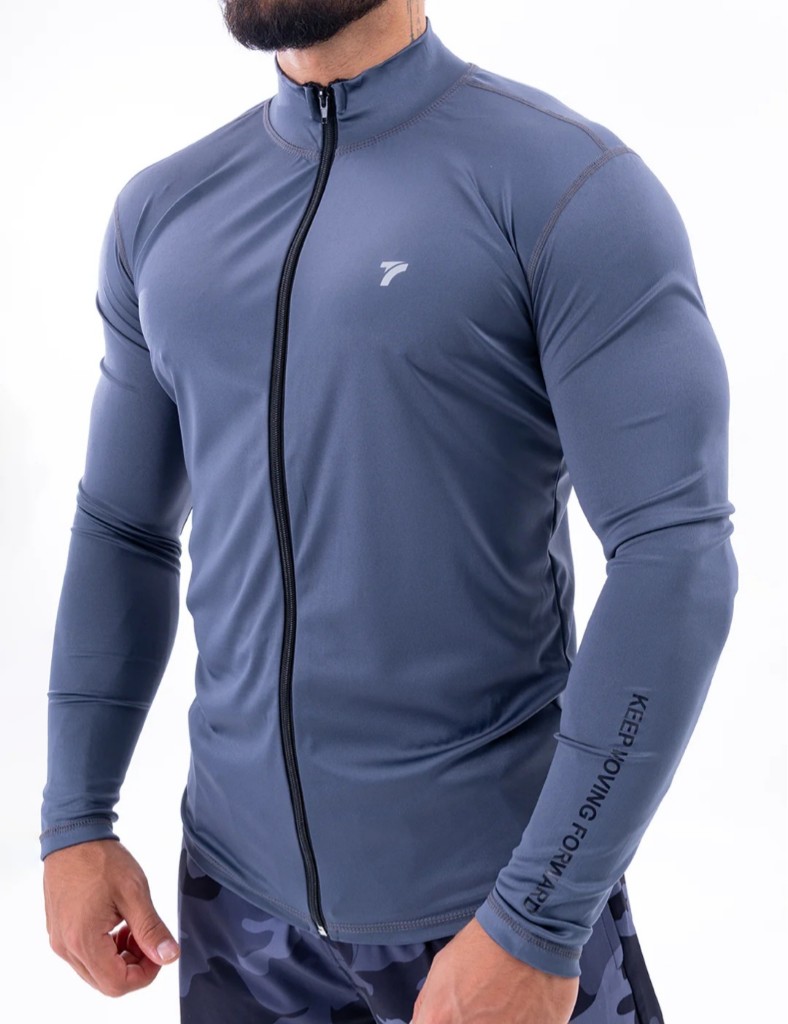 BUZO ROLLING PRO HOMBRE GRIS OSCURO