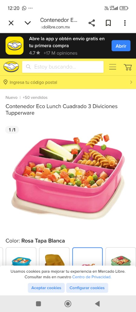 Eco Lunch Fucsia s/crema