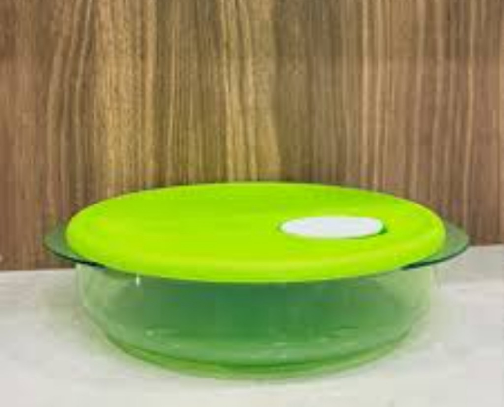 Cristalware redondo sin divisiones Traslúcido s/Verde