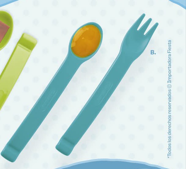 Cubiertos para niños Aqua