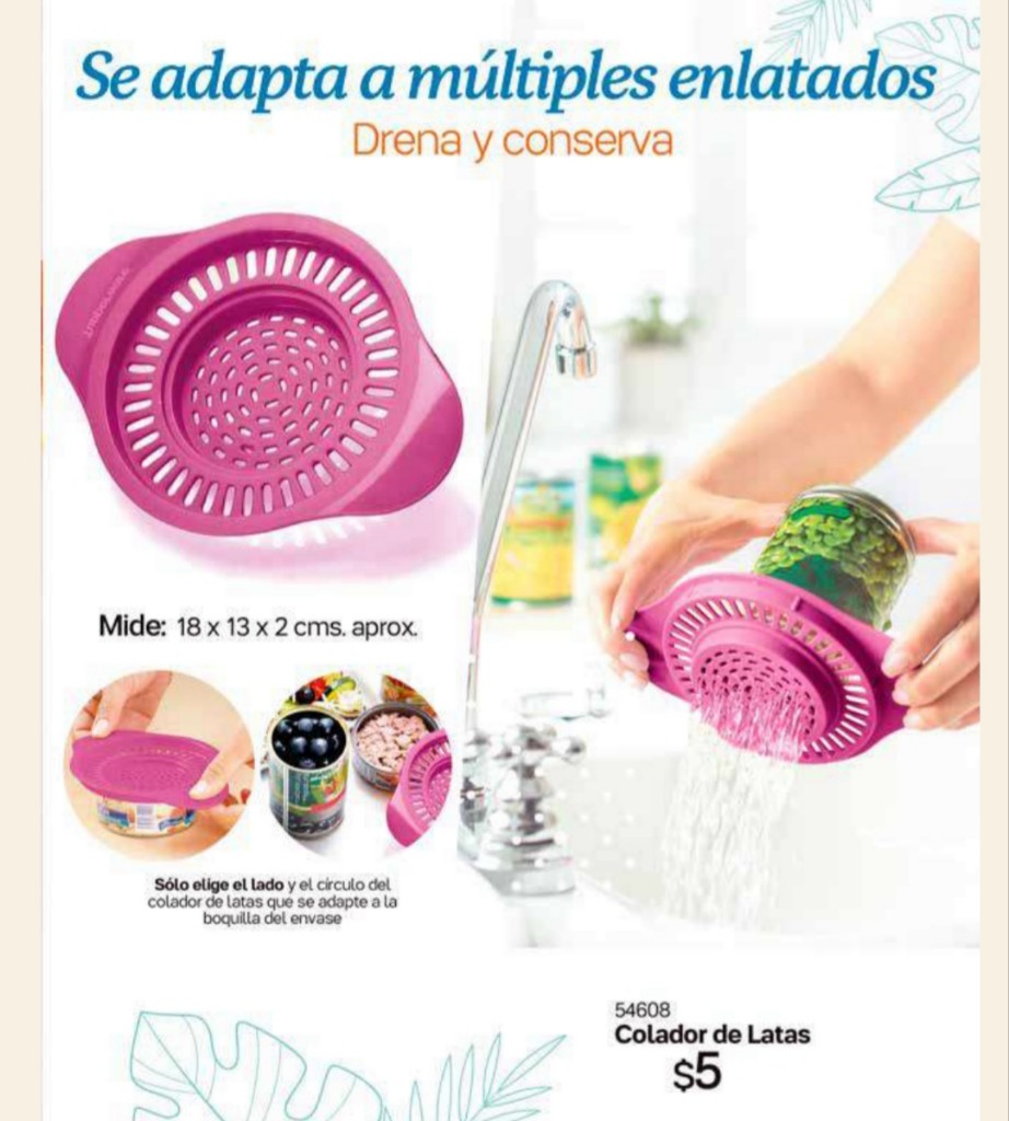 Colador de latas