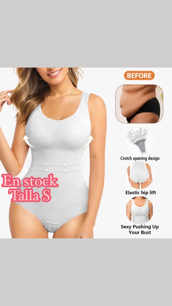 Body faja blanco talla S G..