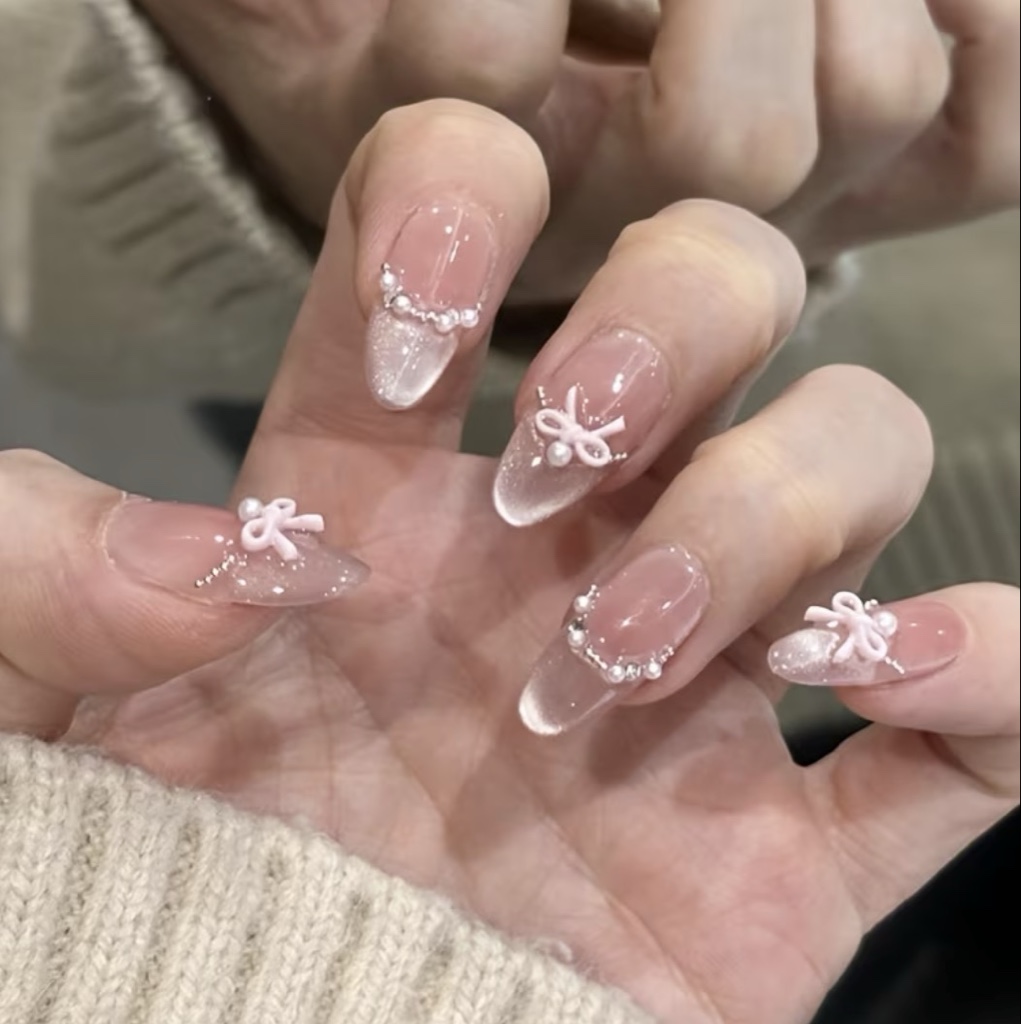 10 Uñas postizas rubor G.