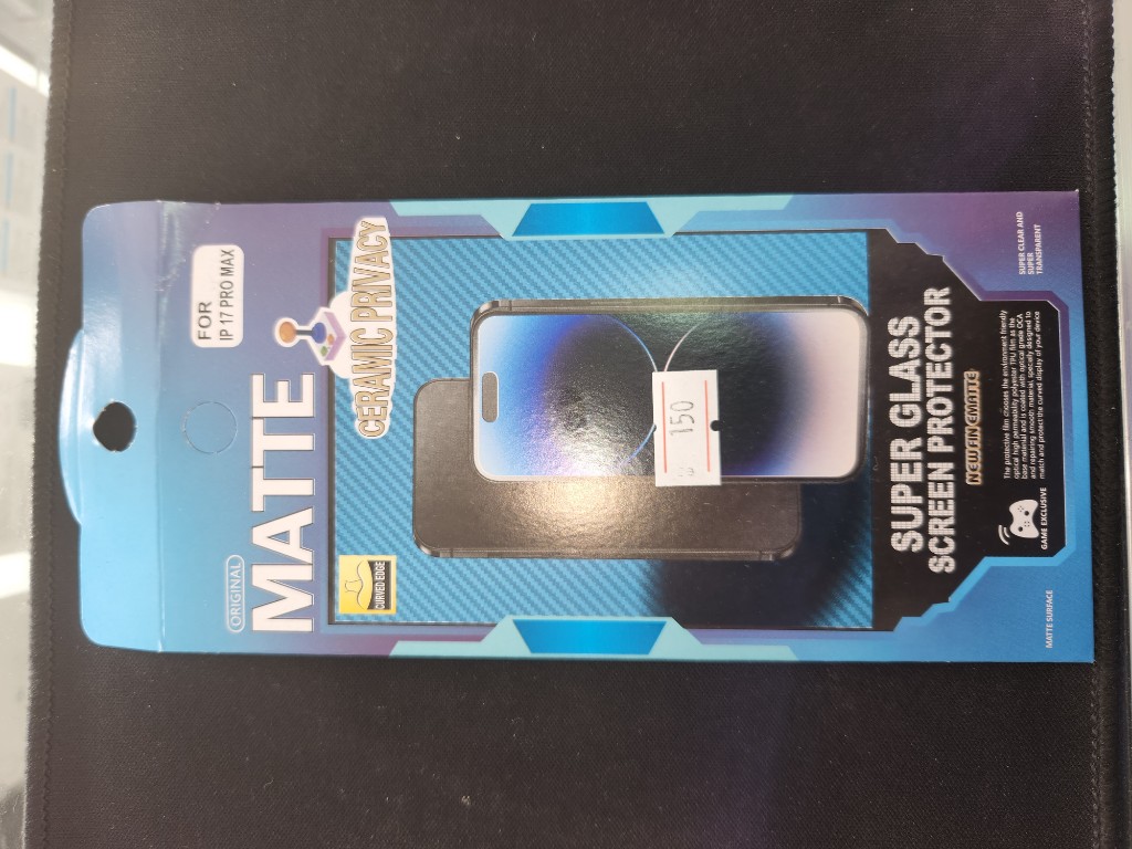 Mate privacy Vidrio templado iP 17 Pro Max