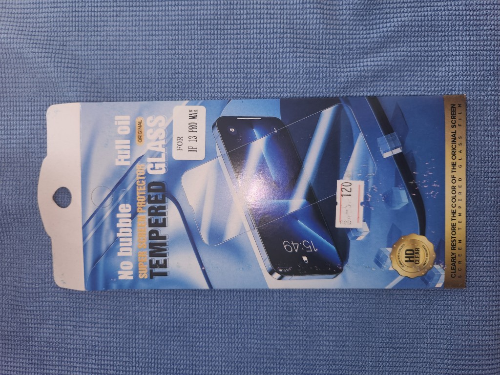 No Bubble iP 13 Pro Max vidrio templado