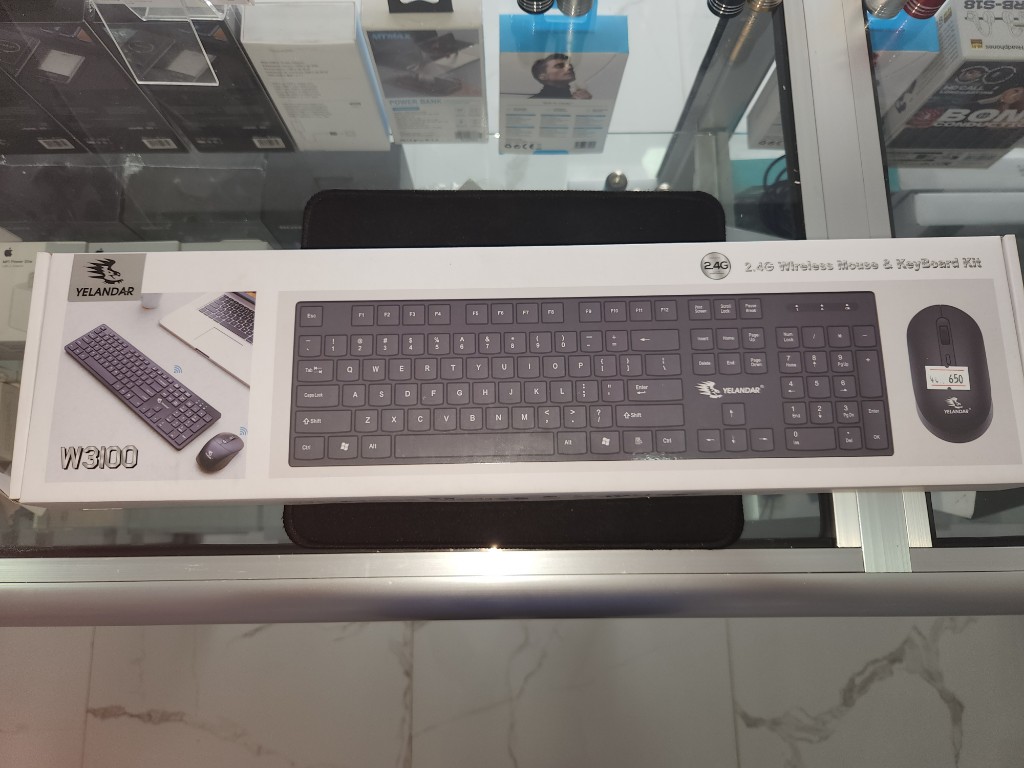 Yelandar W3100 teclado y mouse inalambricos