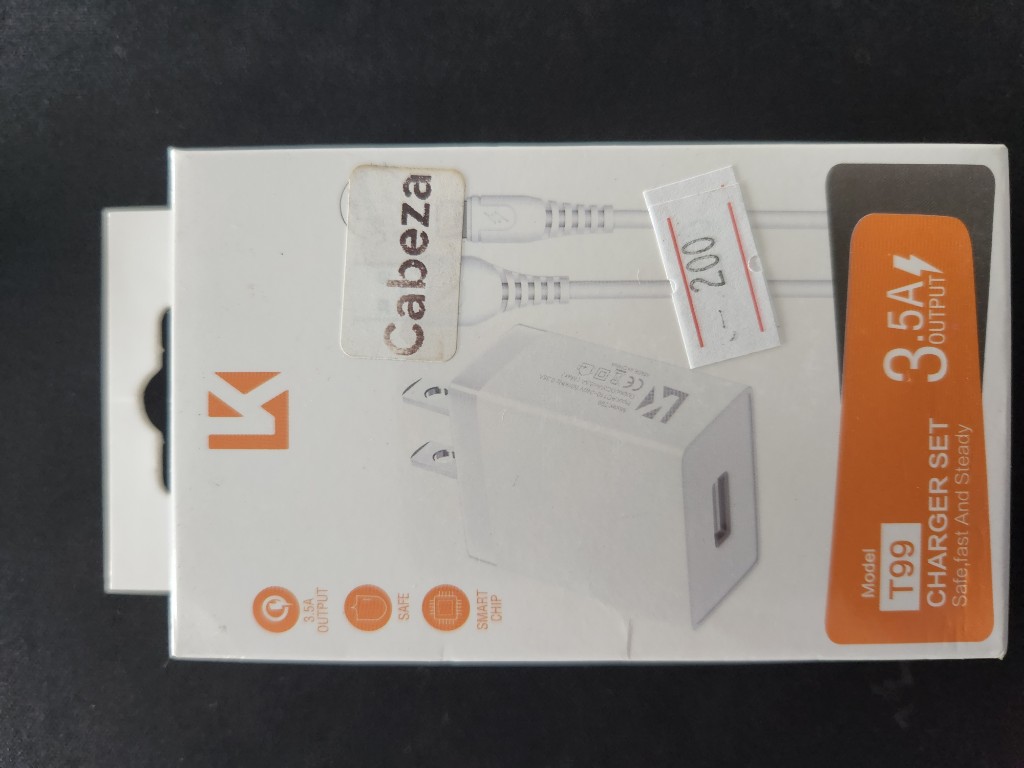 LK T99 cargador blanco