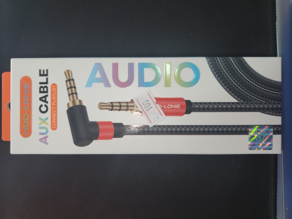 Moo-Lonie cable AUX negro