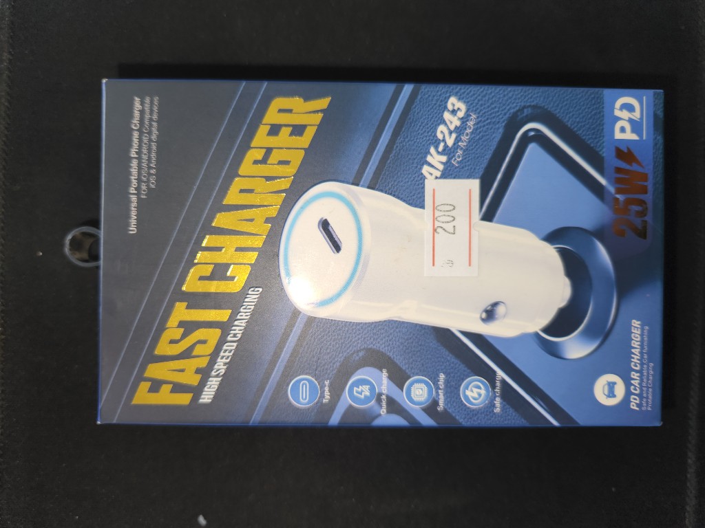 Cargador carro Fast Charger 25w