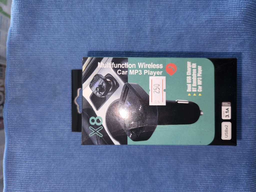 X8 Bluetooth Car MP3 Player negro