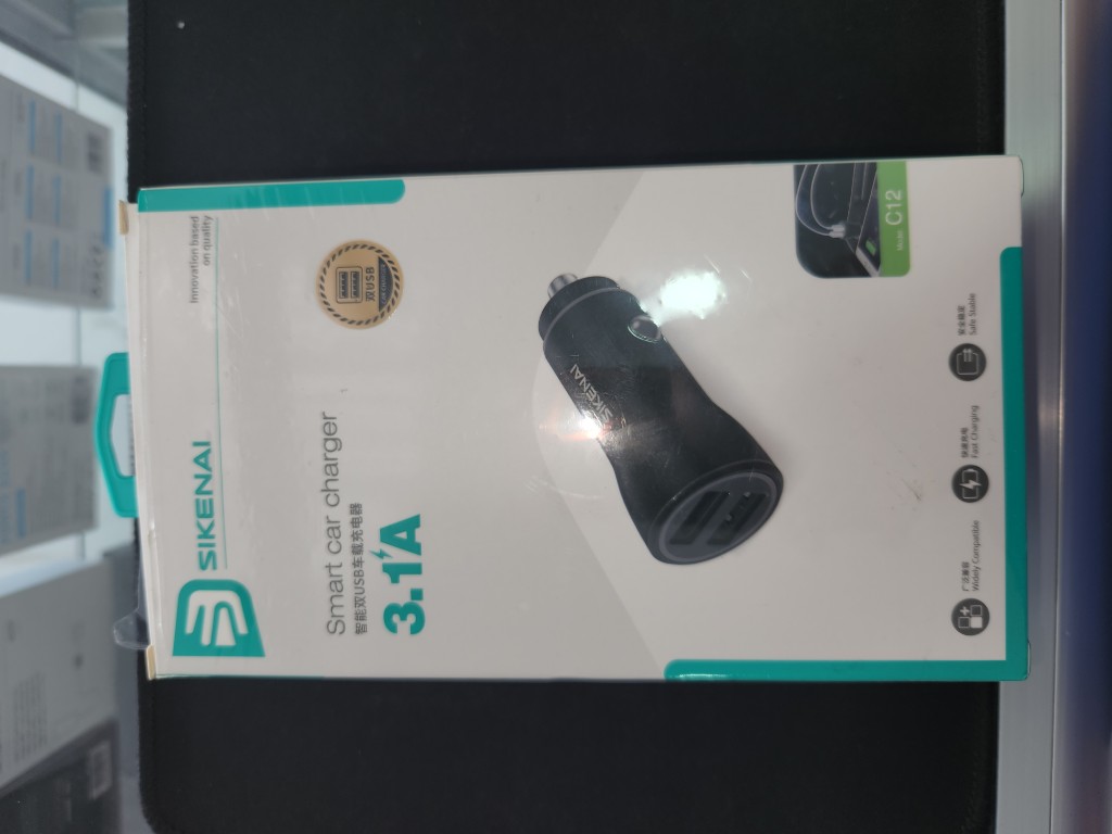 SIKENAI C12 cargador carro 2USB