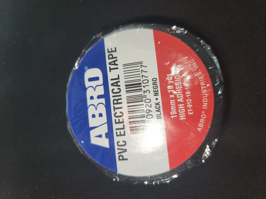 ABRO cinta electrica negra