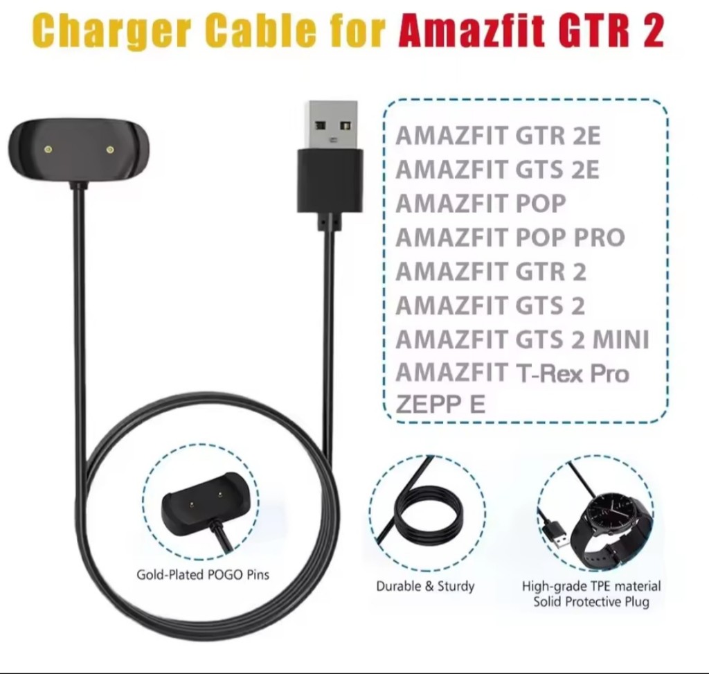 Cargador Amazfit GTR 2 / GTS 2