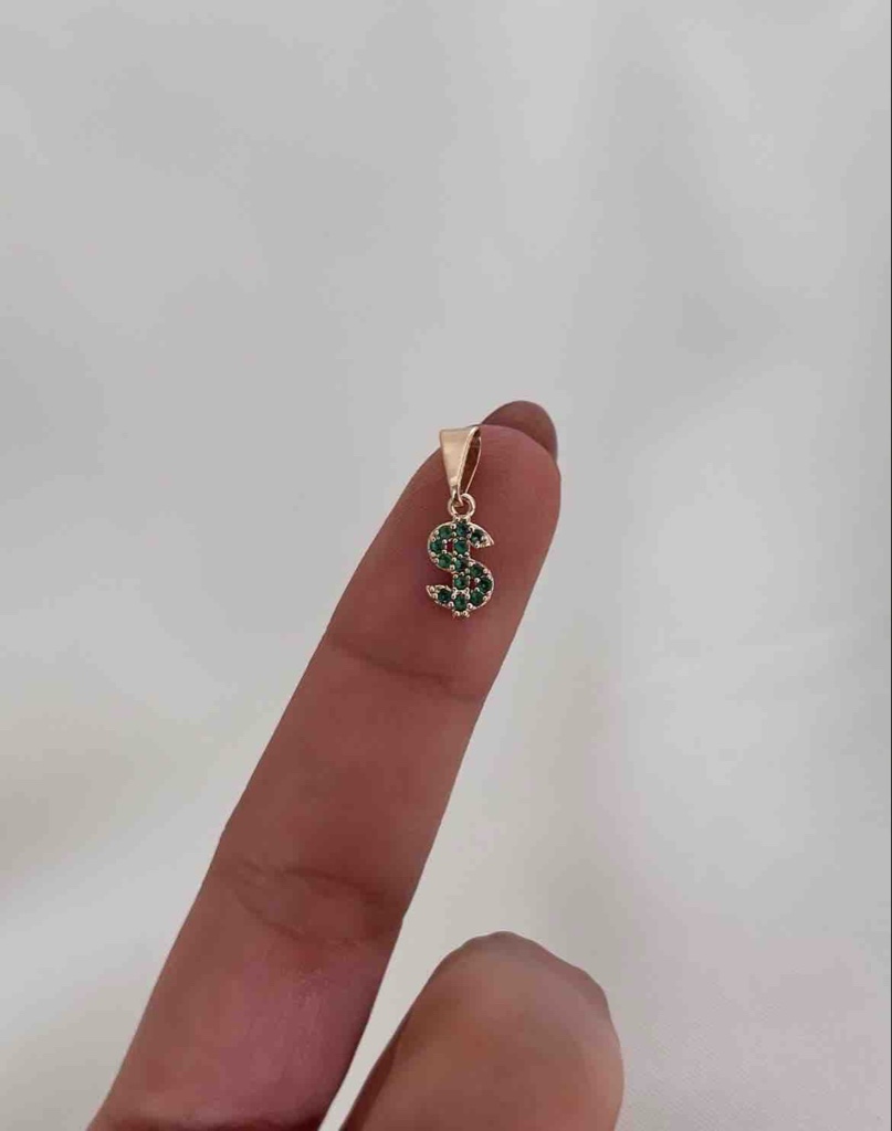 D Signo Peso Verde