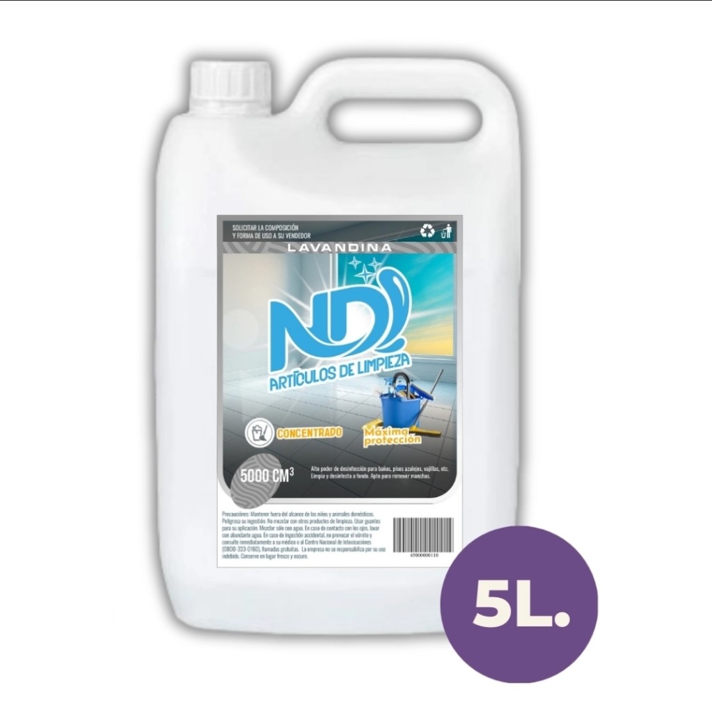 Lavandina Concentrada ND 5L