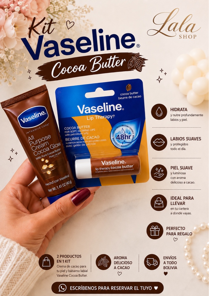 Vaseline Kit Cocoa Butter